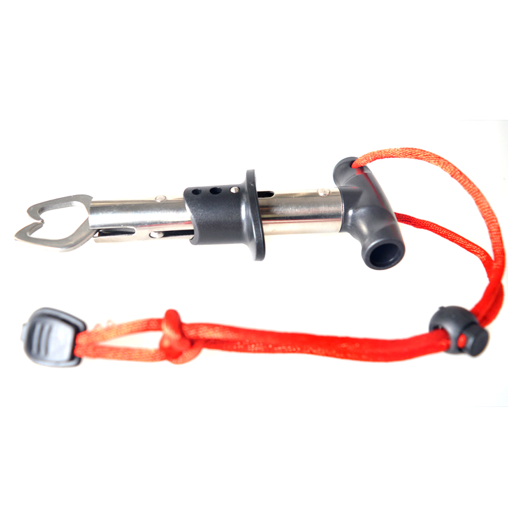 Portable Fishing Gripper Stainless Steel Fish Lip Grabber Powerful Grip Trigger Ice Sea Fishing Tackle Gear Accessory