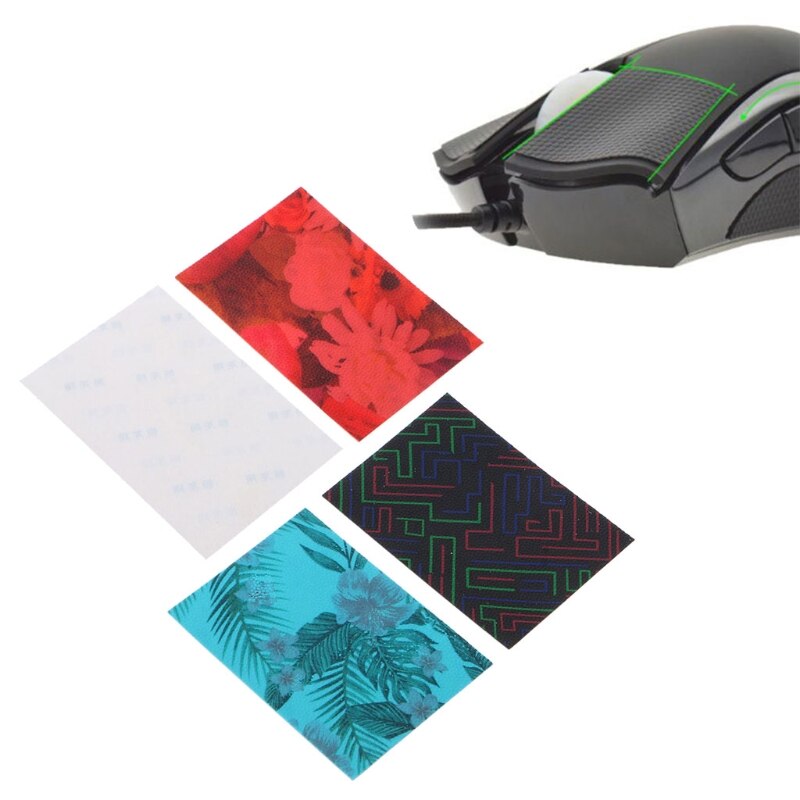 Adesivi laterali per pattini per Mouse 98x68mm fai-da-te cuscinetti resistenti al sudore nastro antiscivolo per Mouse da gioco logitech Razer