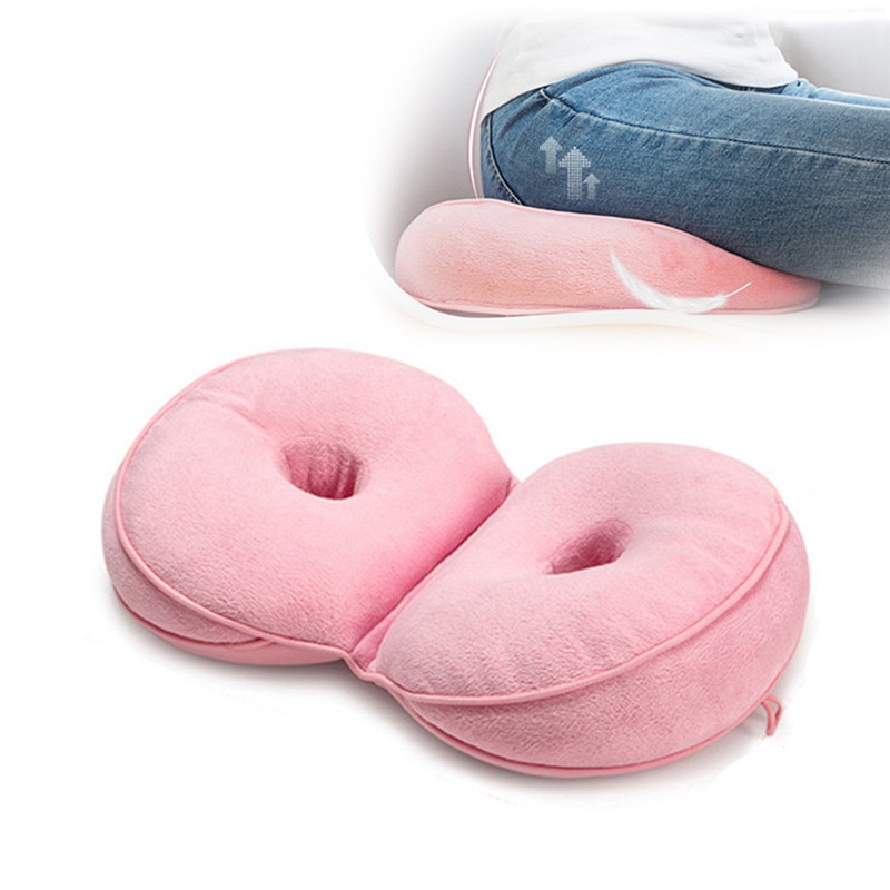 Orthopedic Lift Hips Up Latex Seat Cushion Helps with Sciatica Back Pain for Your Office Chair Massage Cushion