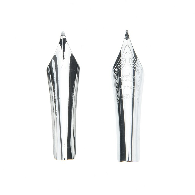 1 PCS 750 159 Silver Fountain Pen Curved Tip Diy For Jinhao