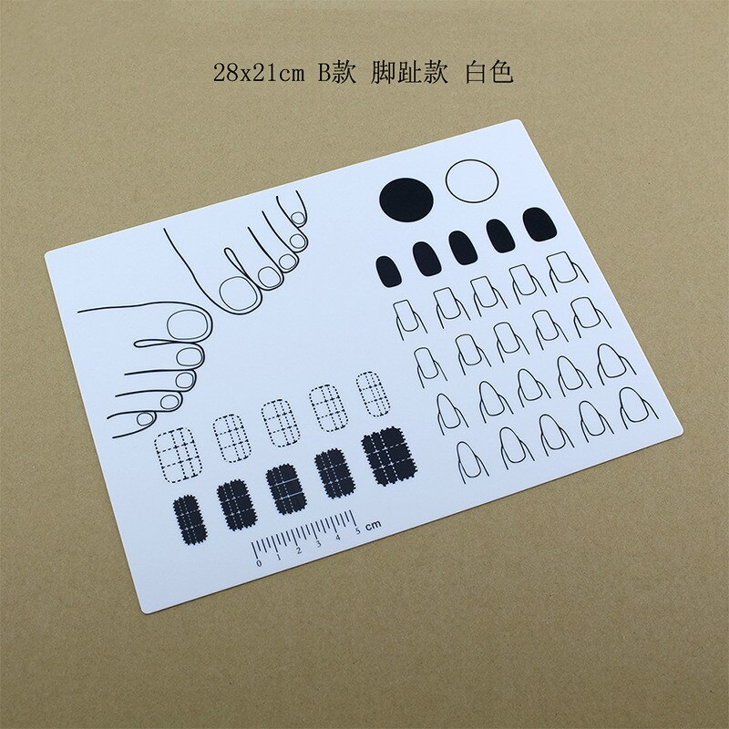 Washable Hand Rest for Exercise Nail Painting Pad DIY Soft Foldable Nail Art Silicone Mat Pad for Repose Main Pour Onglerie: NO.1