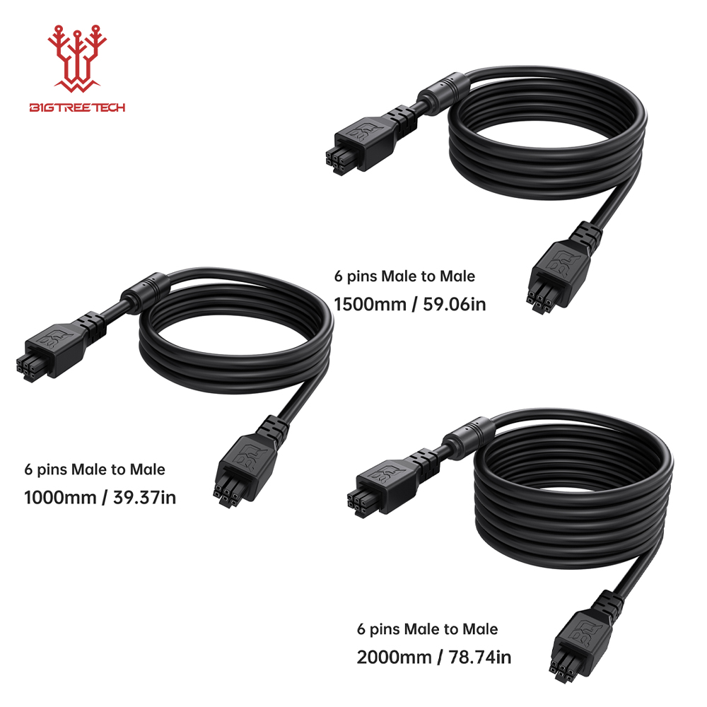 BIGTREETECH Panda AMS Slack & Cable & Guard Extension Cable Durable Ceramic Inlet for Bambulab A1/P1/X1/H2D/AMS 3D Printer Parts: Pink