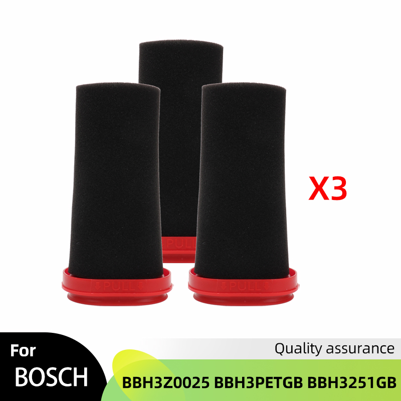 Filtros de vácuo para bosch flexxo vassoura bbh3z0025 bbh3petgb bbh3251gb bbh3211gb série aspirador peças reposição acessórios: Cinza claro