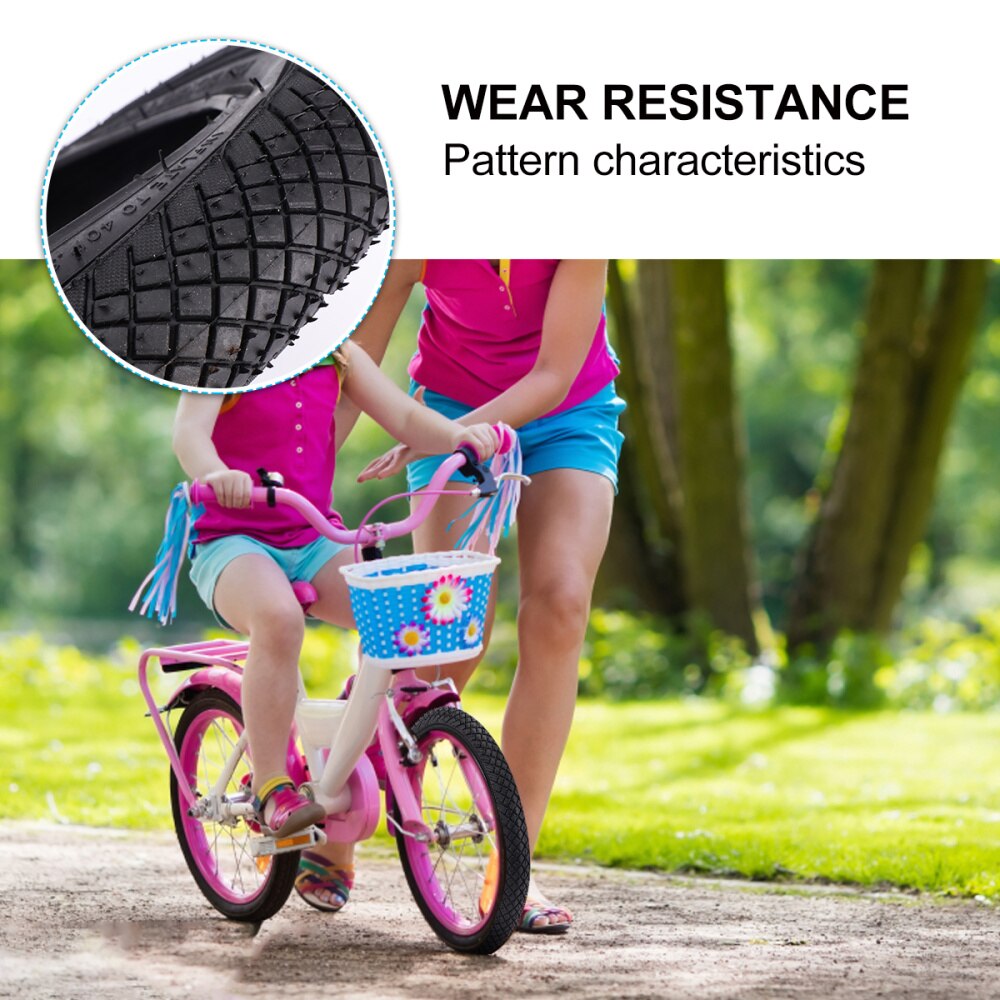 12x2.125 Kids Balance Bike Tire Thicken Outer Tire for Bike Racing (Random Pattern)