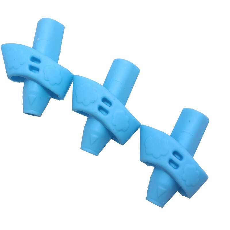 30 pcs Pen grip Loaded Two Finger Writing Posture Correction Tool Children Learning Writing Stationery Pencil Silicone: Default Title