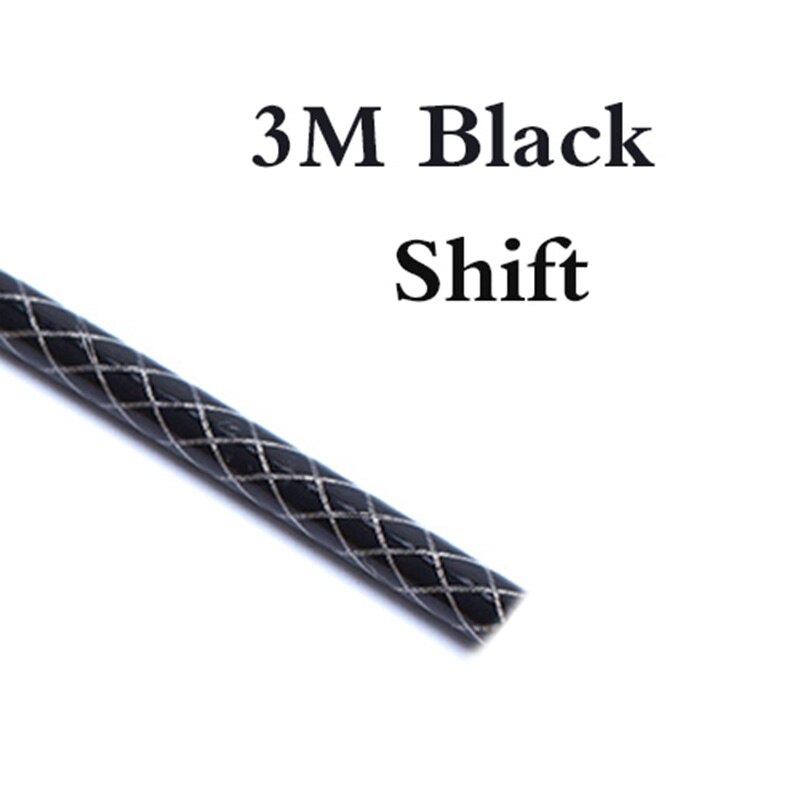 3 Meter Weven Fiets Rem/Shift Kabel Behuizing Universele Bike Derailleur Lijn Buis Remkabel Behuizing Mtb Road Accessoires: 4mm Shift-Black