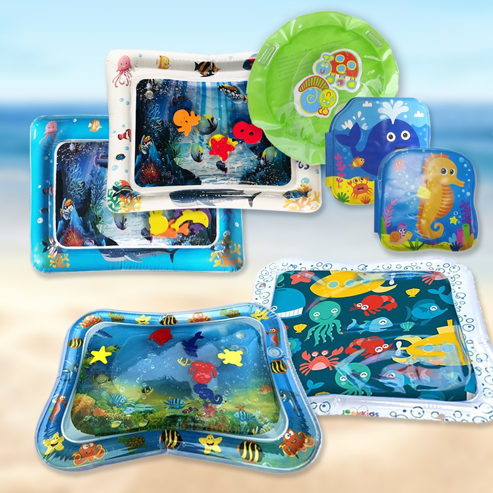 Inflatable Baby Water Mat Fun Activity Play Center for Children & Infants Time kawaii Toddler Fun Activity Skills Play Center