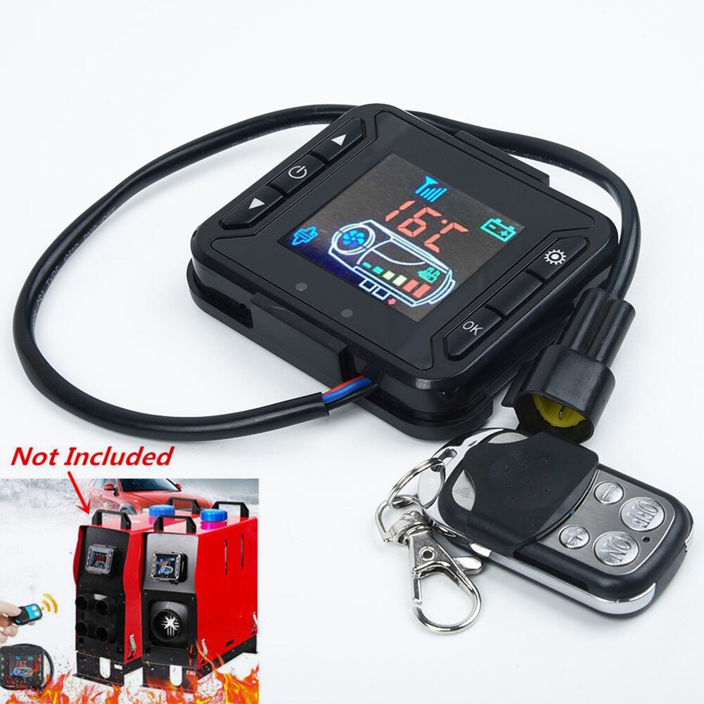 Car LCD Monitor Switch Auto Truck Diesel 12V Automotive With Remote Control