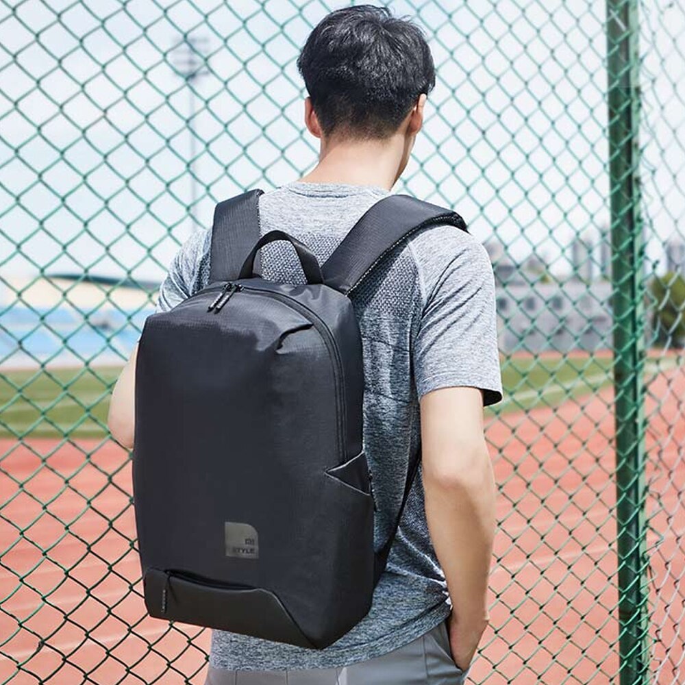 Original xiaomi fritid sport ryggsäck 23l ryggsäck nivå 4 vattentät polyester 15.6 tum laptop väska för män kvinnor student