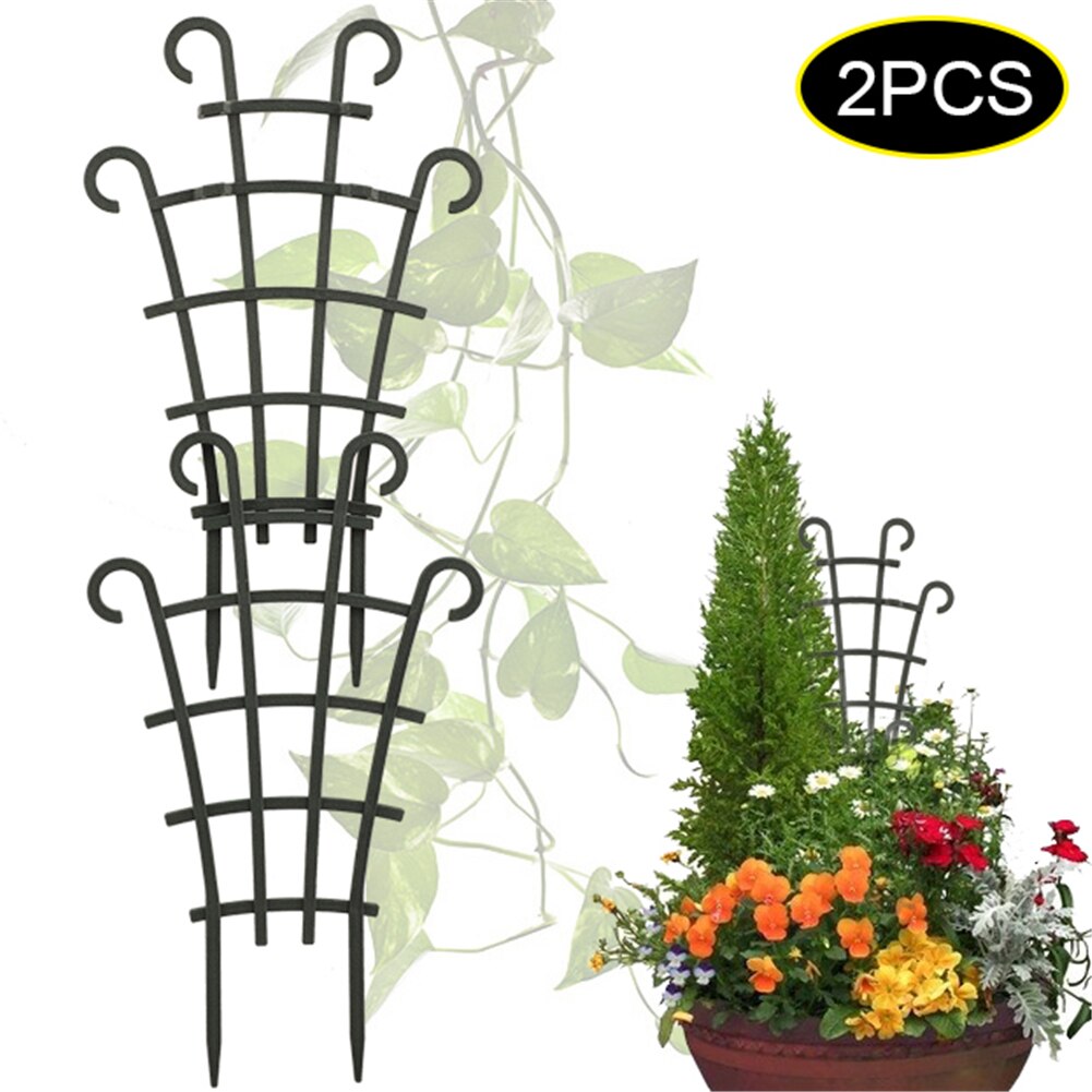 DIY Garden Plant Climbing Vegetables Trellis Plastic Mini Superimposed Potted Plant Support Garden Trellises for Potted Climbing