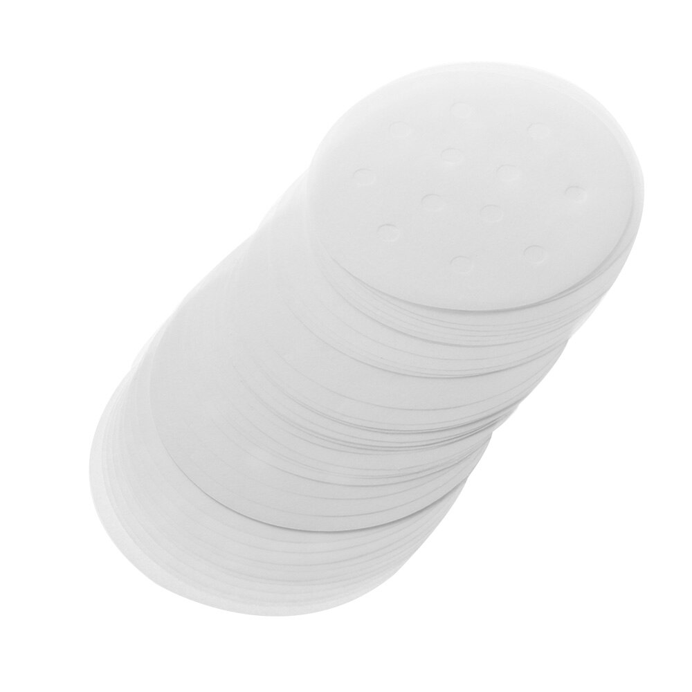 50pcs Bamboo Basket Steamer Paper Round Steamer Dim Sum Under Cookware Mat Round Non Stick Cooking Tools Kitchen Accessories