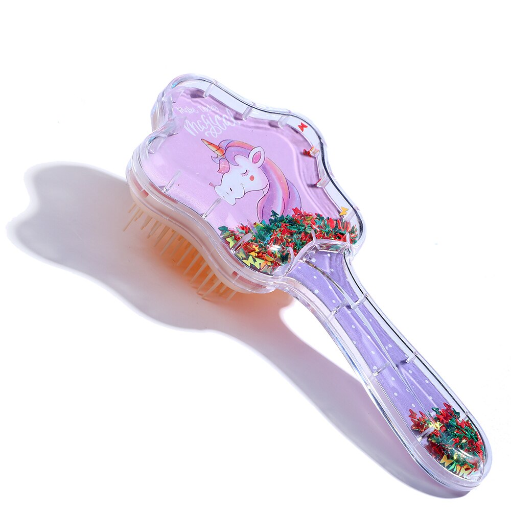 1Pcs Anti-Static Hair Comb Cartoon Cute Air Bag Comb Hairbrush Salon Hairdressing Straight Curly Hair Styling Tool Girls
