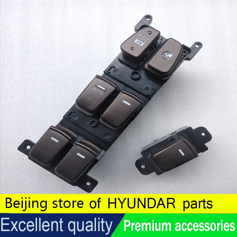 Genuine 935703K600 Window Main Switch Button LHD 1p For 08-10 Hyundai NF Sonata 935803K500