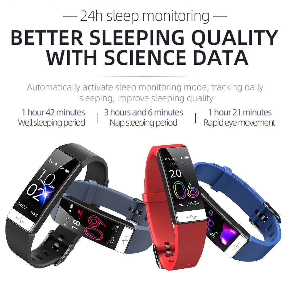 Smart Bracelet Y91 - Wodoodporna IP68 Smartwatch EKG PPG HRV Tętno - Ciśnienie Krwi - Przypomnienie WhatsApp