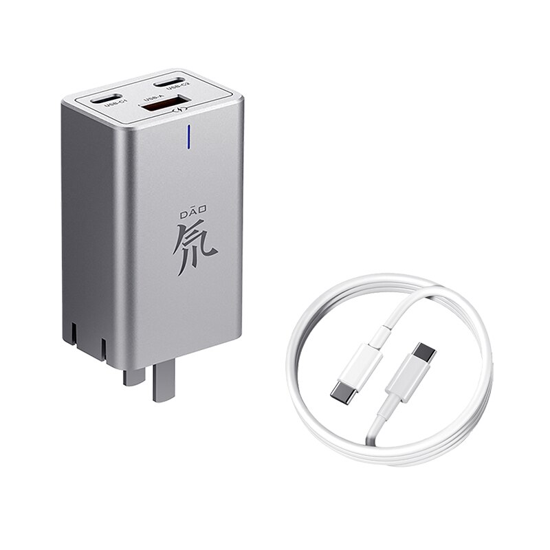 Original Nubia 65W GaN Quick Charger Adapter 100W 5A Cable for nubia RedMagic 6R 6 Pro 6S Pro Phone MAX output 65W PD Charger