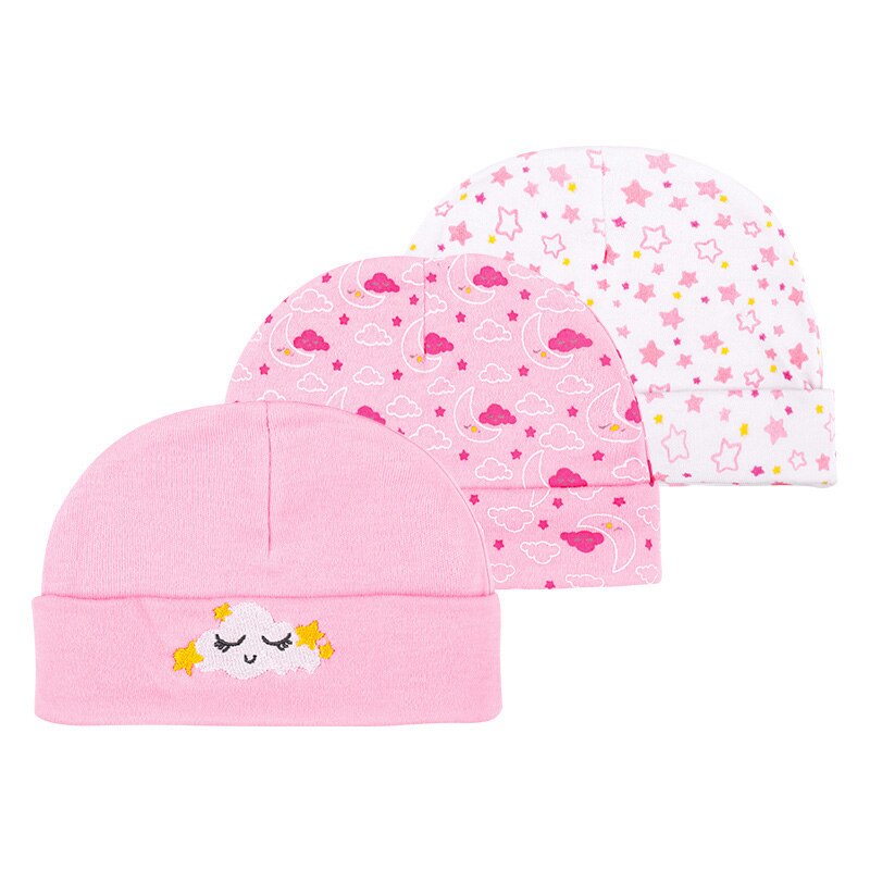 baby hat boy girl cotton born newborn baby hat child baby hat 0-6M: HP3007