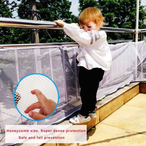 Nouvelle pratique escalier filet de sécurité maison grille de protection maille enfants garde sécurisée 3M/2M escalier garde-corps filet de clôture