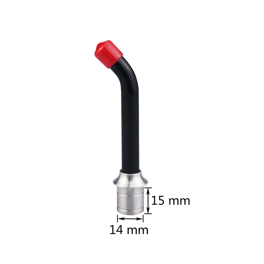 Guía de curado Dental de 12mm, puntas de varilla de fibra óptica para lámpara de luz LED de curado Dental, blanqueamiento Dental, más tipos de equipos dentales, 1 ud.: Marfíl