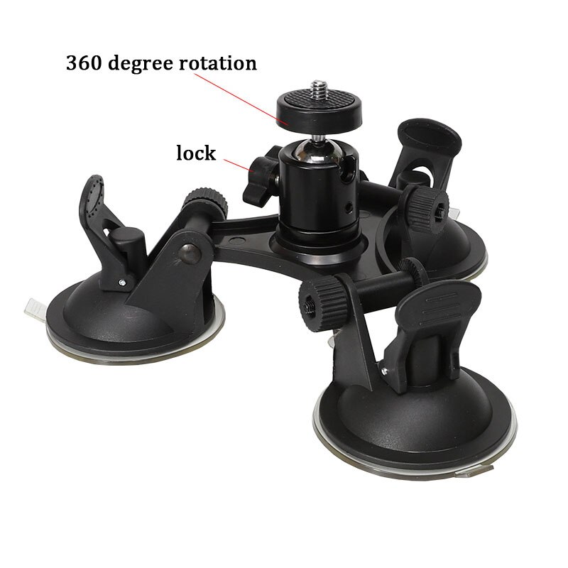 Action Camera Car Suction Cup for Insta360 One X GoPro Hero 8 7 5 SONY SJCAM Yi 4K EKEN DJI Mount Window Glass Sucker Accessory: CUP-A