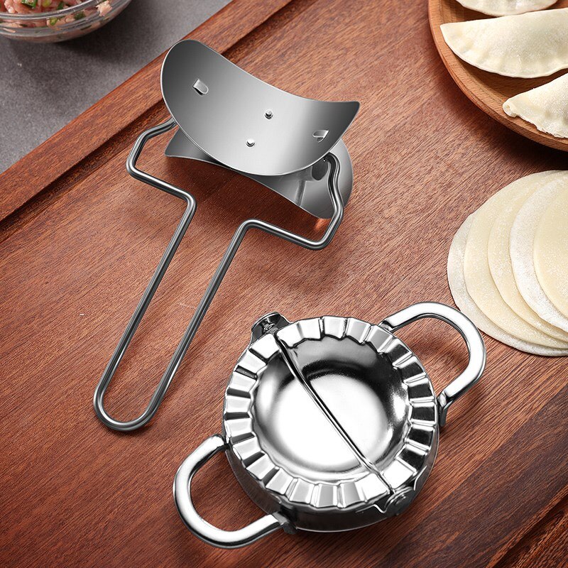 Stainless steel dumpling machine and cutting blade dough for home kitchen dough round roller machine dumpling skin Mold 7CM