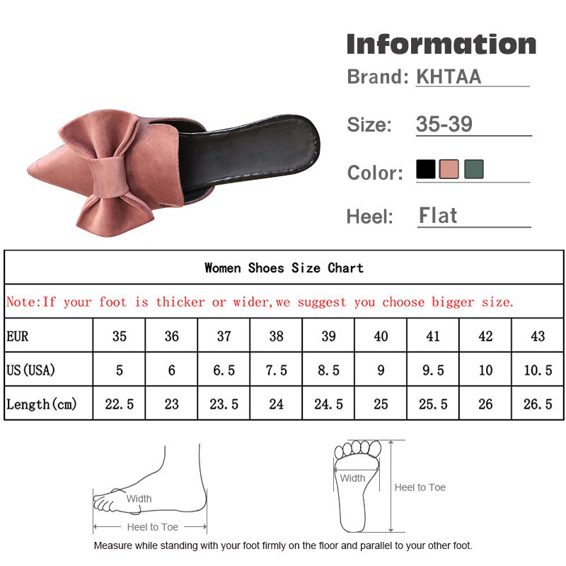 Damesmuiltjes met strik, platte schoenen met lage hak, slippers voor dames, herfstslippers voor dames met puntige neus, schattige meisjesslippers