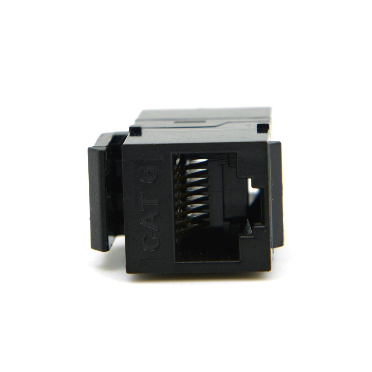 Chenyang Cable UTP CAT6 Keystone Coupler RJ45 Female to Female UTP CAT6 Keystone inline Coupler Black Color
