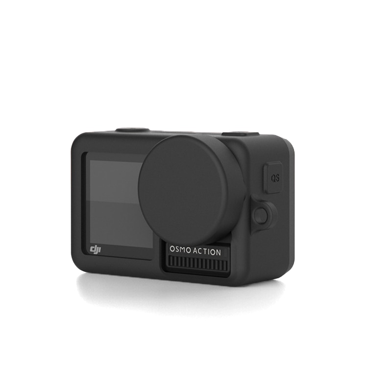 1 stücke osmo Aktion silikon fallen schutzhülle & 1 stücke objektiv kappe für dji osmo Aktion kamera zubehör