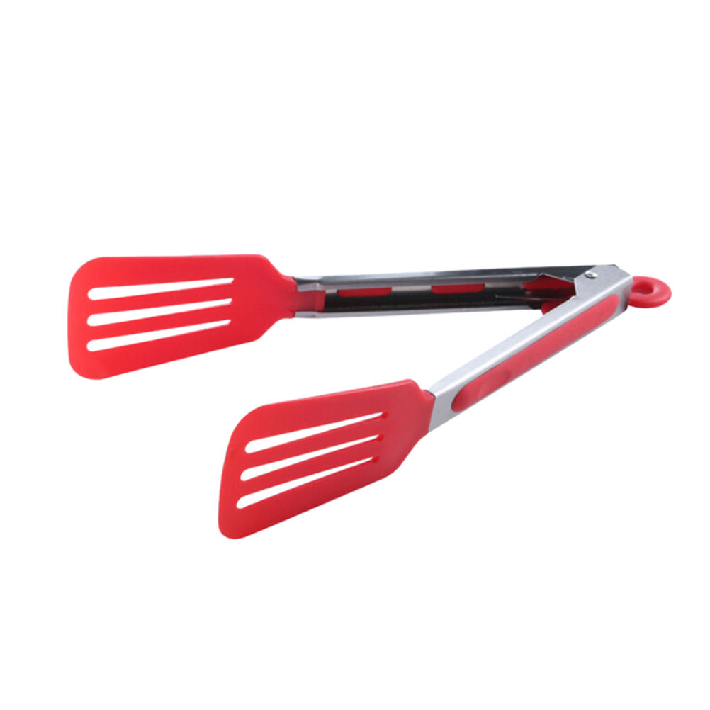 Nuevas pinzas para barbacoa, mango de silicona, pinzas de cocina, de bloqueo, pinzas de barbacoa, pinzas para alimentos de acero inoxidable