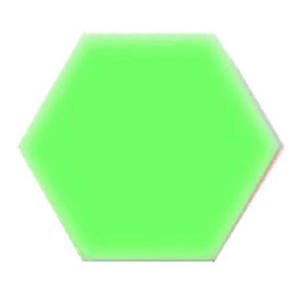 1 stk kvantelampe ledet lampe modulær berøringsfølsom belysning sekskantet nattlyslamper vegglampe sekskantet vegglampe: Grønn