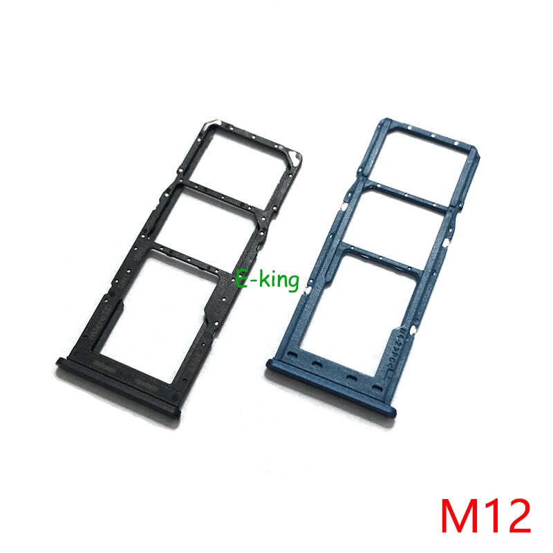 Voor Samsung Galaxy M12 M127 M51 M515F M52 M526B Sim Card Slot Lade Houder Sim Card Reader Socket