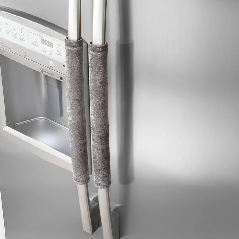 Cubierta de manija de la puerta del refrigerador, accesorios de cocina, manijas de decoración, guantes protectores para el horno de la nevera, accesorios de cocina