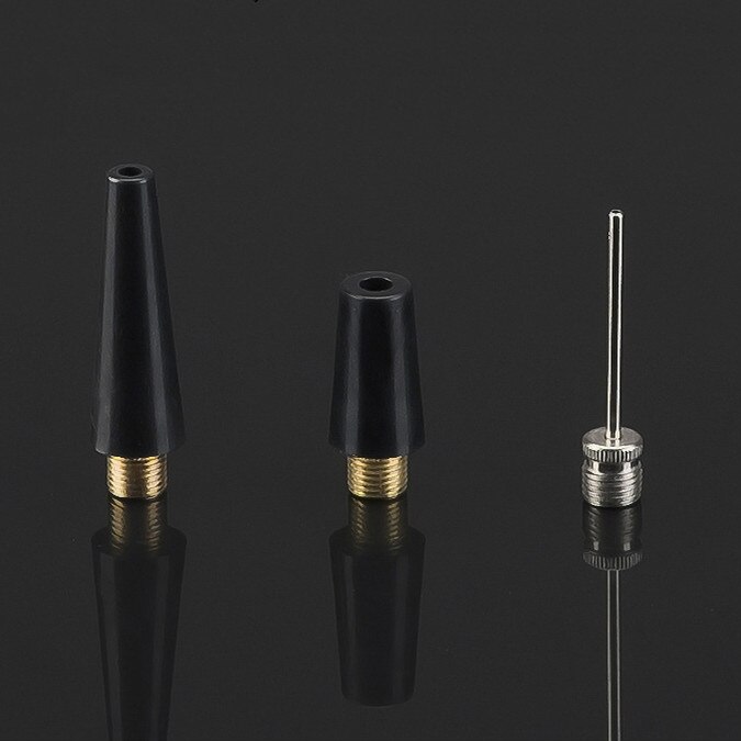 3PCS Needle Nozzle Adapter Kit Basketball Ball Inflator Needles Pump Needle Soccer Ball Bike Tire Inflating Accessories: Black