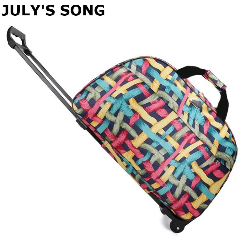 JULY'S SONG torba podróżna o dużej pojemności walizka na kółkach zastosowanie biznesowe przenośne torby na kółkach samolot na zewnątrz użyj dorosłych