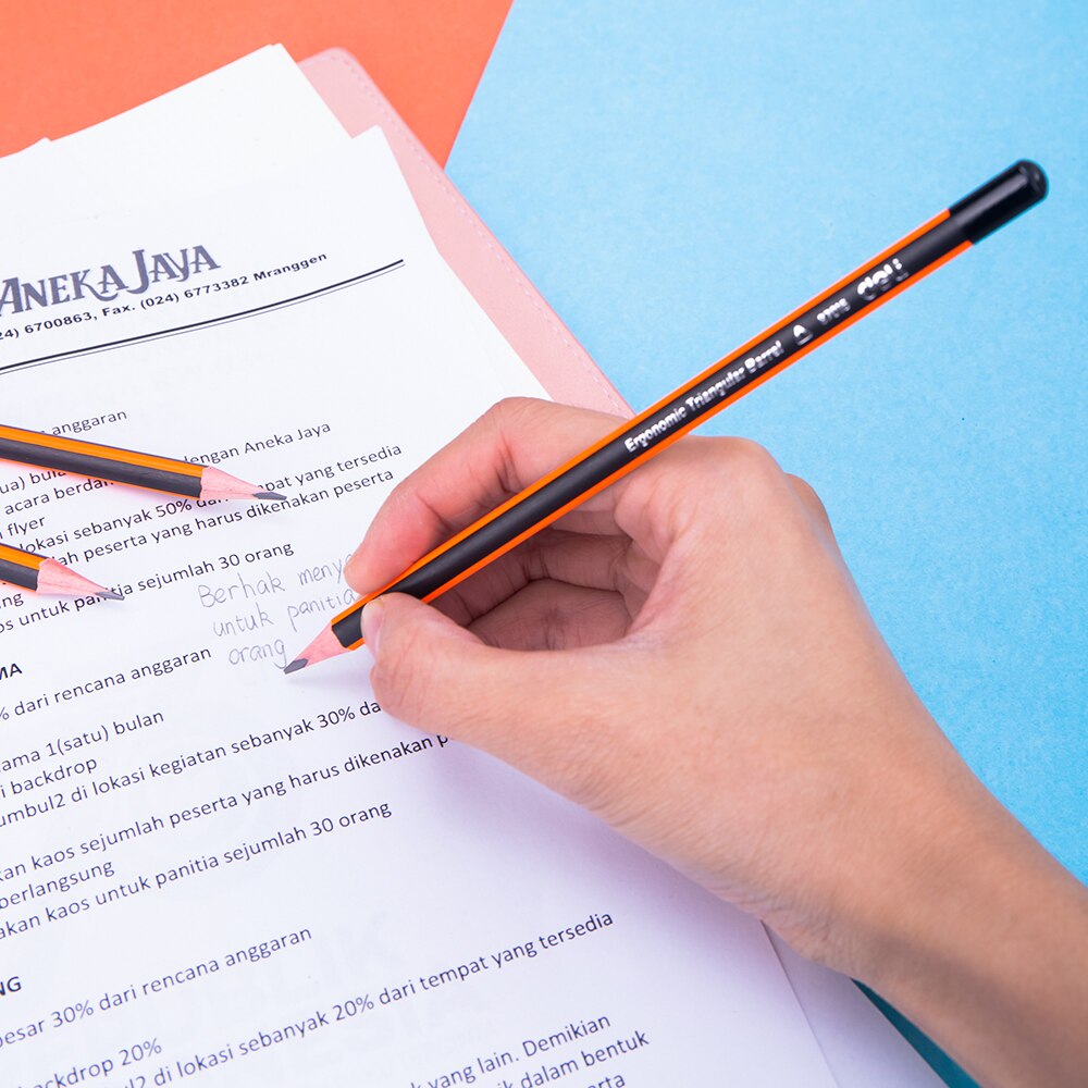 garmażeria grafitowe ołówki robić szkoły 1 pudełko (12 sztuk) HB/2B ołówkowa robić biura zestaw ołówków ołówki dla dzieci E37015 E37016