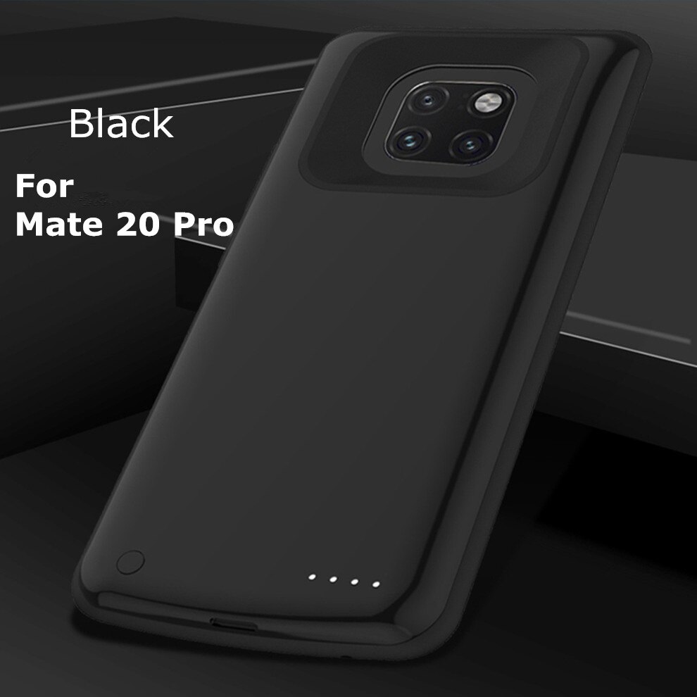 Ntspace Acculader Gevallen Voor Hauwei Mate 20 Pro Externe Batterij Power Bank Opladen Case Voor Huawei Mate 20 Batterij case: Black for Mate 20Pro