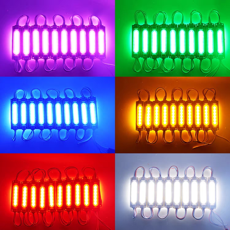 20pcs/lot Injection with Lens COB LED Module Waterproof LED Back Light Backlight for Sign Channel Letter DC12V 24V 2W IP68