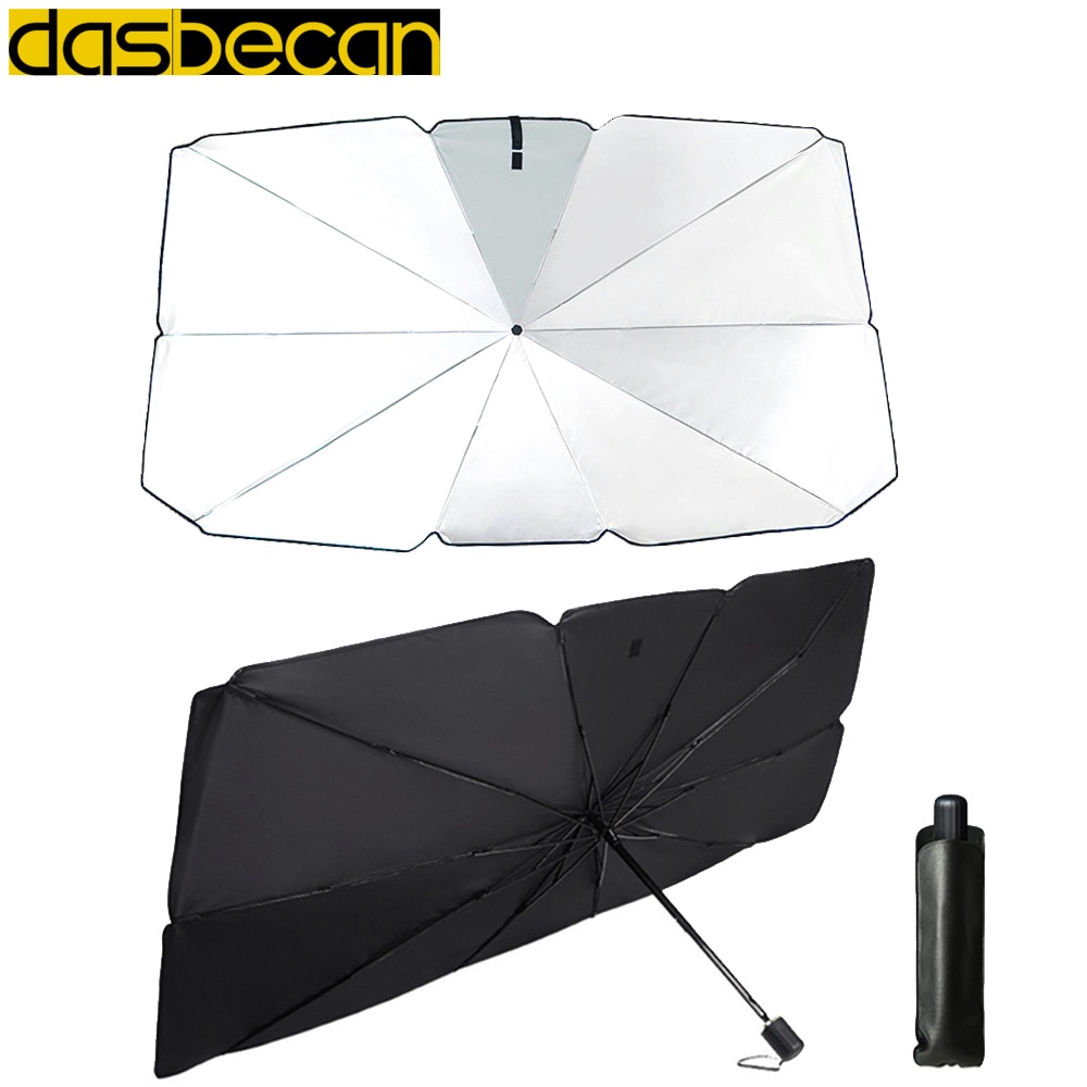 Auto Voorruit Uv Cover Zonnescherm Parasol Voor Meest Voertuig Warmte Isolatie Voorruit Paraplu Opvouwbare Interieur Bescherming