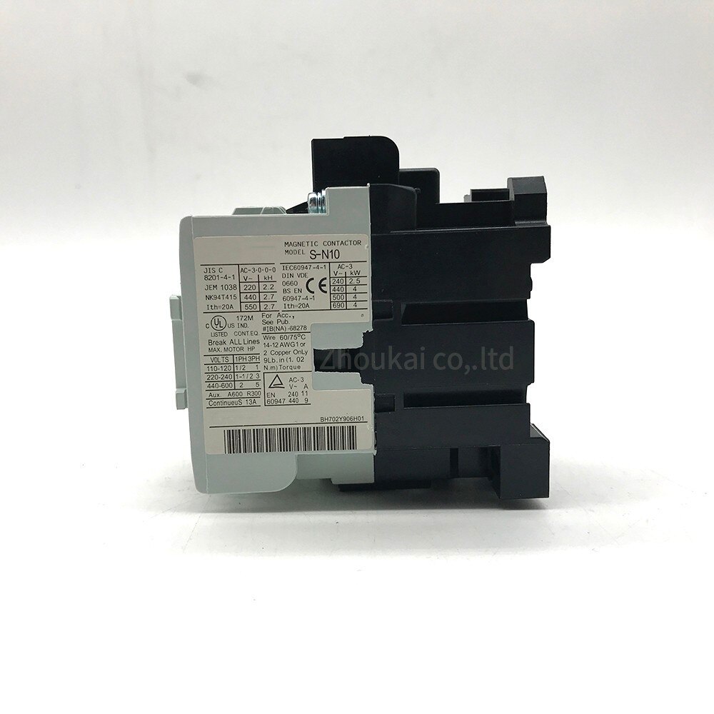 S-N10 220 V380V 20a Magnetic Ac Contact S-n10 Ac Three -phase Contact Elevator contactor