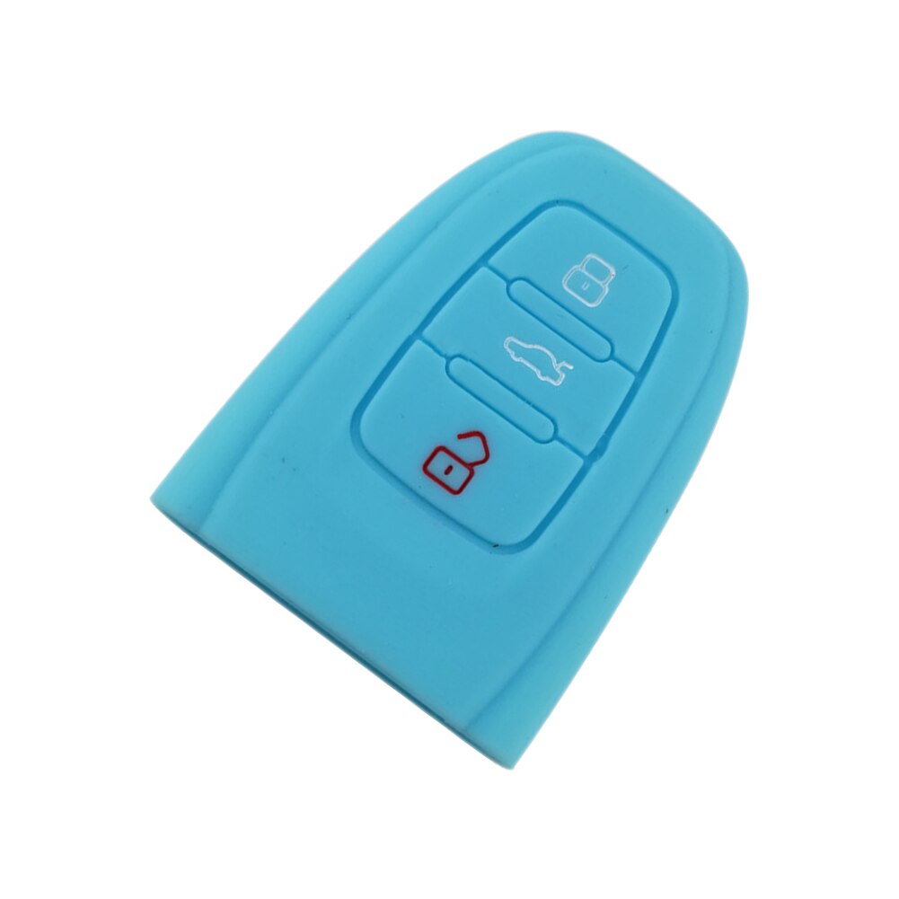 Silikone skin cover protect smart fjernbetjening nøgle taske fob shell 3 btn