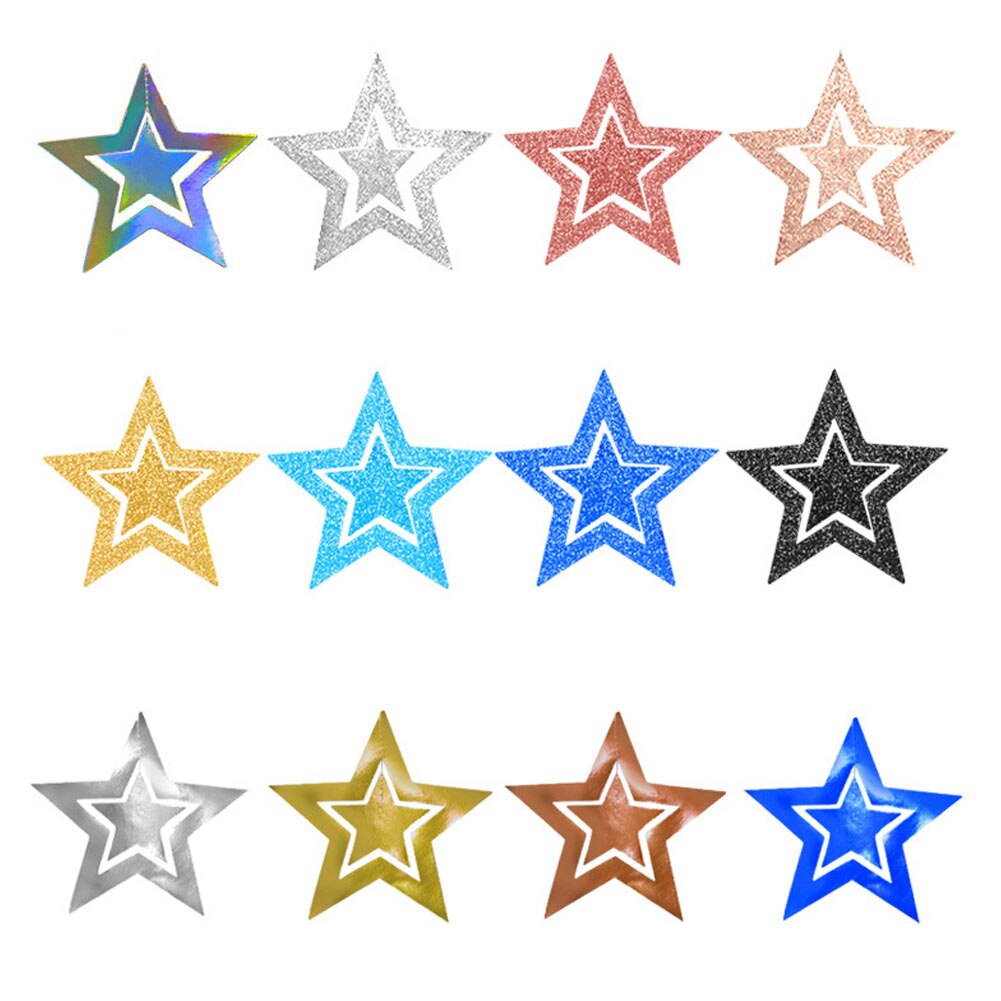 4M Spiegel Papier Ster Ronde Garland Flash Banner Gelukkige Verjaardag Decoratie Volwassen Jongen Meisje Baby Douchegordijn Decor Bruiloft diy: 5