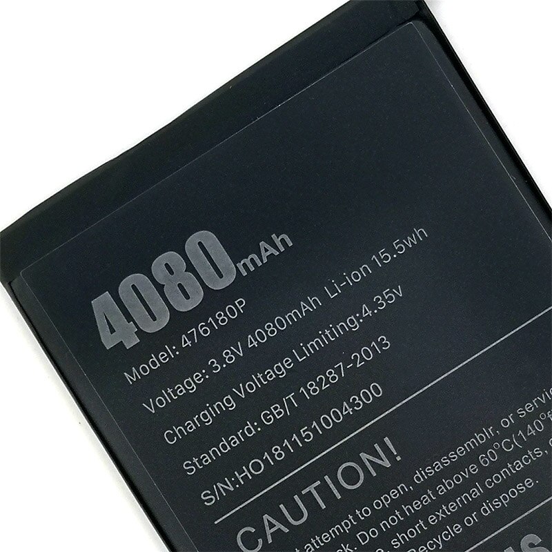 100% Original 4080mAh Batterie Für Vernee T3 Profi Telefon Neueste Produktion Batterie + Verfolgung nummer