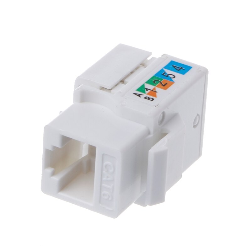 CAT6 Network Module Information Socket RJ45 Connector Adapter Keystone Jack HCCY