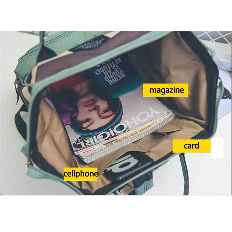 koreanische Mädchen Leinwand Rucksack Schul Frauen Schule Mädchen Reisetaschen Für Teenager Mochila Feminina Escolar Bagpack