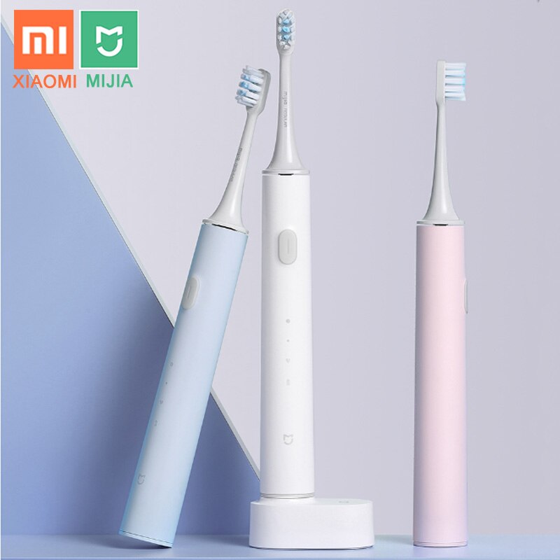 XIAOMI MIJIA T500 Electric Toothbrush Smart Sonic Brush Ultrasonic Whitening Teeth Vibrator Mi Wireless Oral Hygiene Clean