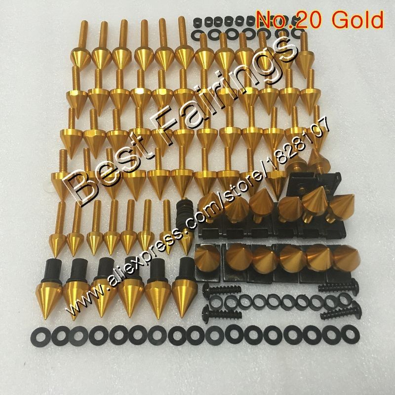 Fairing bolts full screw kit For SUZUKI GSXR600 GSXR750 06 07 GSXR 600 750 K6 GSX R600 R750 2006 2007 Complete Body screws Nuts
