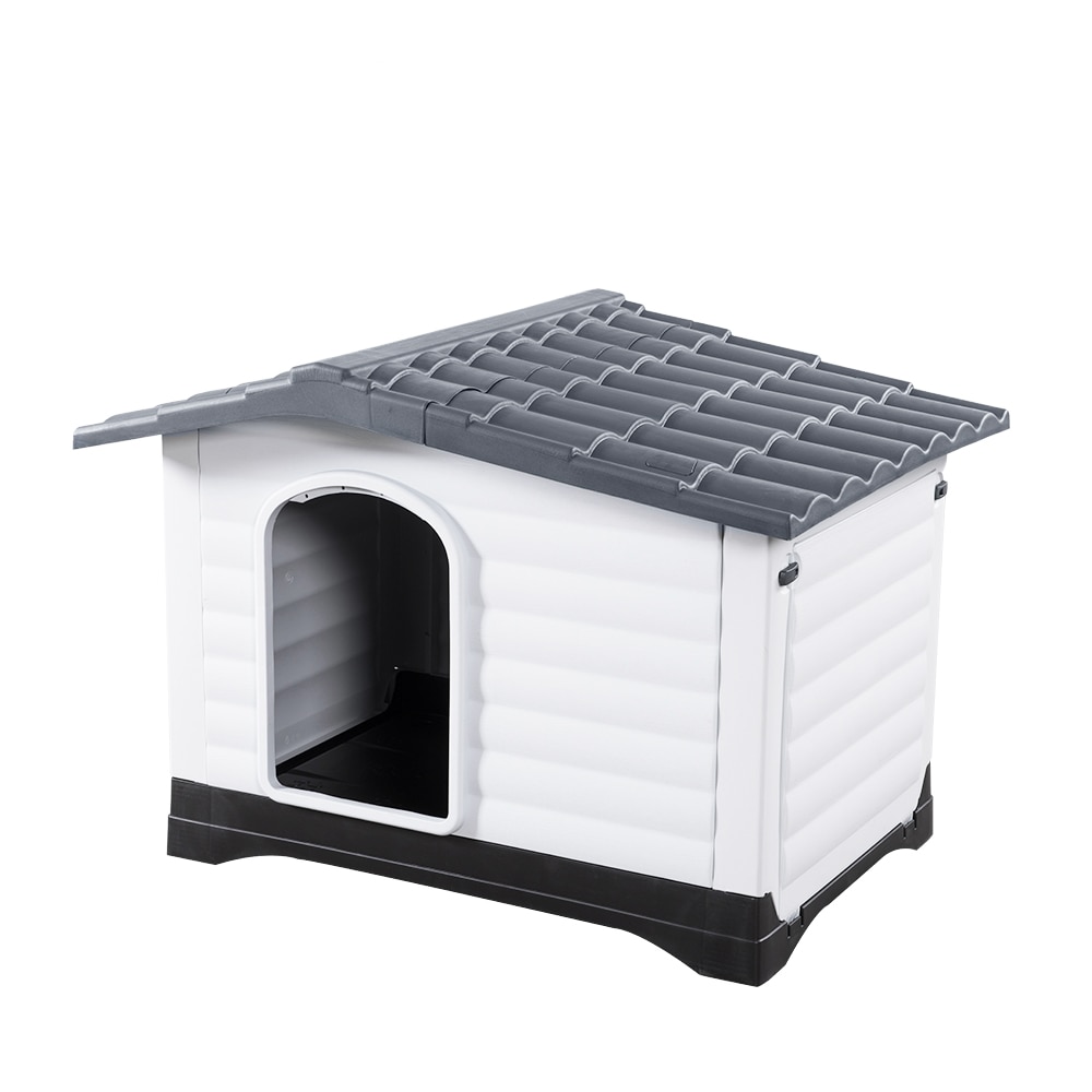 Grande maison pour chiens | Maison étanche d'intérieur et d'extérieur pour chiens de compagnie, en plastique , gros