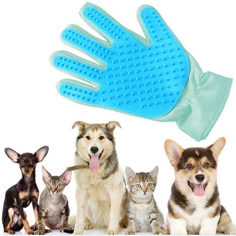 Silikon Katze Handschuhe Für tiere Hundesalon Katzen Kamm Reinigung Entfernung Haar Pinsel Massage Haustier Zubehör Haar Versorgung