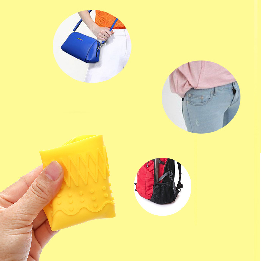 1 Pair shoes cover rain waterproof Reusable solicone Slip-resistant Rain Boot Overshoes S/M/L Rain Boot d90918