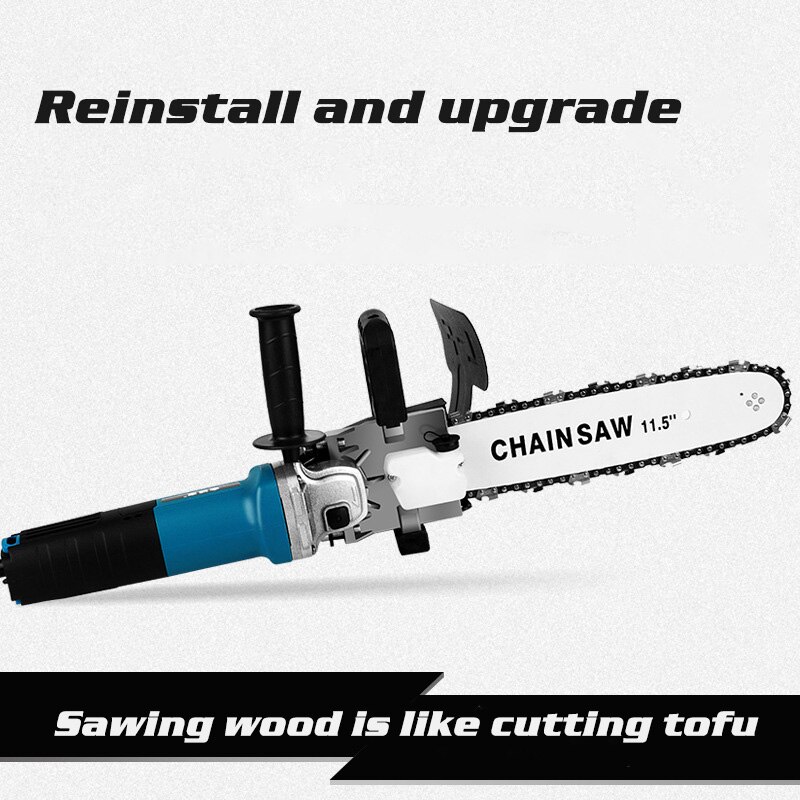 Upgrade 11.5Inch Elektrische Kettingzaag Beugel Verstelbare Universele M10/M14/M16 Kettingzaag Deel Haakse Slijper In Keten saw