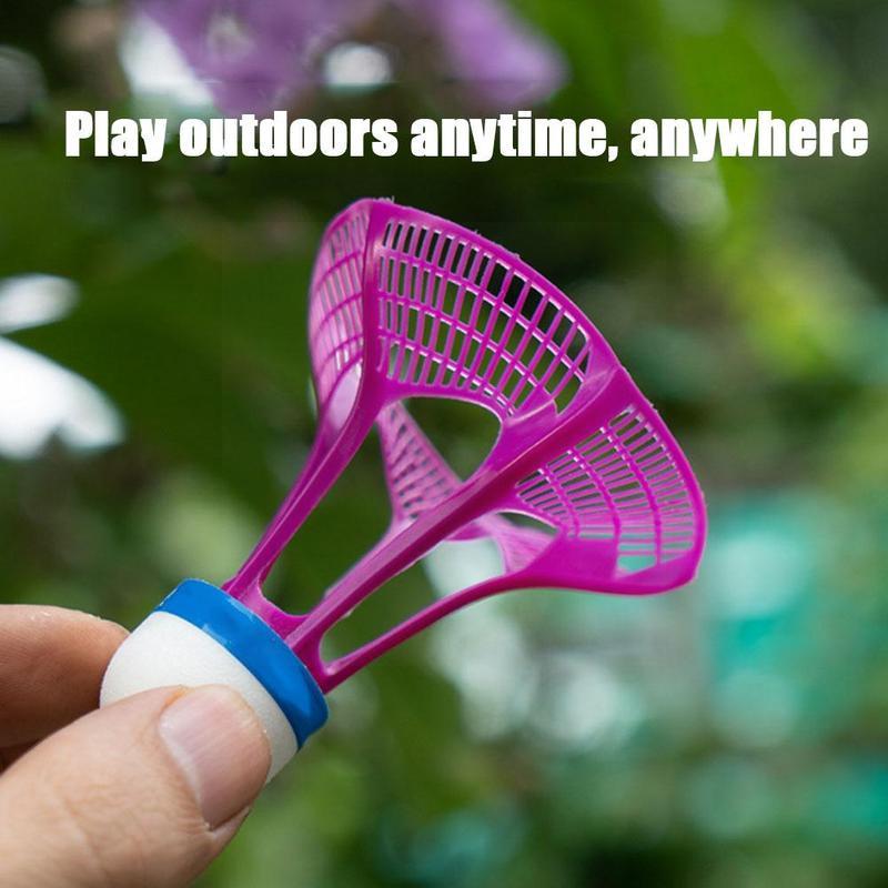 3pcs/set Outdoor Badminton Airshuttle Plastic Nylon Ball For Training Indoor Feather Shuttlecock Birdies Resistance Wind Ba P3f9